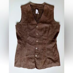Dosa Linen Vest Top Small / 1